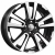 K&K КС874 6.5x17 4*100 ET41 DIA60.1 Алмаз черный Литой