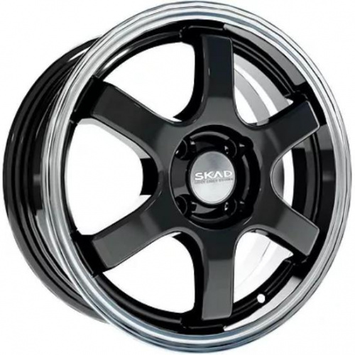 Скад Киото 6x15 5*100 ET38 DIA57.1 Антрацит-алмаз Литой