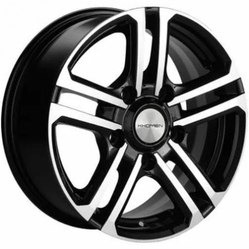 Khomen KHW 1602 6.5x16 5*139.7 ET35 DIA98.5 Black-FP Литой
