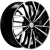Khomen KHW 1717 7x17 5*108 ET50 DIA63.3 Black-FP Литой